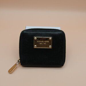 Michael Kors Wallet, Black/Gold